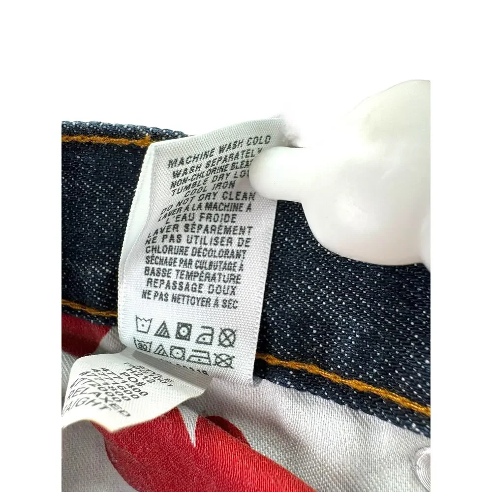 Lucky Brand 181 Relaxed Straight Mens Jeans Size 36 Short Dark Wash NWT
